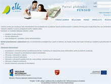 Tablet Screenshot of pensio.miasto.elk.pl